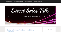 Desktop Screenshot of directsalestalk.com