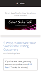 Mobile Screenshot of directsalestalk.com